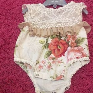 Floral onesie